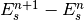 E_s^{n+1} - E_s^n