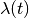 \lambda(t)